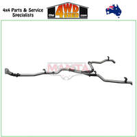 79 Series Toyota Landcruiser VDJ 4.5L 1VD V8 Turbo Diesel 2016-2024 3 inch Exhaust NO Cat, With Hotdog DPF