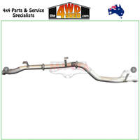76 Series Toyota Landcruiser 4.5L 1VD V8 Turbo Diesel 2016-On 4 inch Exhaust DPF Back without Muffler
