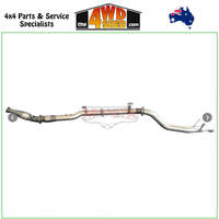 76 Series Toyota Landcruiser 4.5L 1VD V8 Turbo Diesel 2007-2016 4 inch Exhaust Turbo Back with Cat & without Muffler