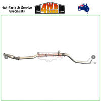 76 Series Toyota Landcruiser 4.5L 1VD V8 Turbo Diesel 2007-2016 4 inch Exhaust Turbo Back without Cat & without Muffler