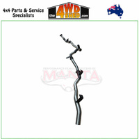 79 Series Toyota Landcruiser Ute GDJ79 2.8l TD 3 inch Exhaust DPF Back Without Muffler