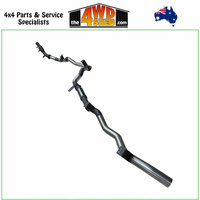 79 Series Toyota Landcruiser Ute GDJ79 2.8l TD 3 inch Exhaust Turbo Back Without Cat & With Hotdog