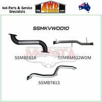 Volkswagen Amarok TDI550 TDI580 2H V6 3.0l 3 Inch Exhaust DPF BACK Extended Tailpipe