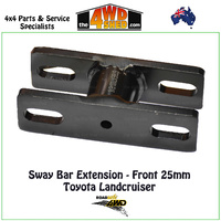 Sway Bar Extension Toyota Landcruiser 76 78 79 80 105 Series Front 25mm