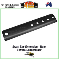 Sway Bar Extension Toyota Landcruiser 80 105 Series Rear *Straight Style