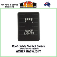 Roof Lights Switch 12V - AMBER - Toyota Prado 150 Series Landcruiser 200 series Hilux GUN