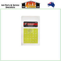 Rocker Style Switch Stickers for 4WD & Transport Applications - PKT 50 