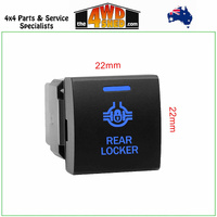 Rear Locker Switch Toyota Landcruiser 76 78 79 300 Series Prado 150 250 - BLUE