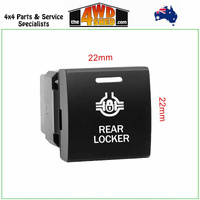 Rear Locker Switch Toyota Landcruiser 76 78 79 300 Series Prado 150 250 - WHITE