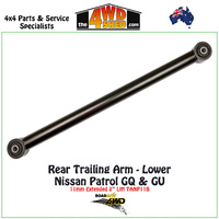 Rear Trailing Arm Nissan Patrol GQ & GU 11mm Extended 2" Lift - Lower