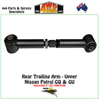 Rear Trailing Arm Nissan Patrol GQ & GU Adjustable 2" Lift - Upper