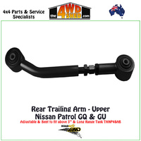 Rear Trailing Arm Nissan Patrol GQ & GU Adjustable & Bent - Upper