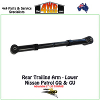 Rear Trailing Arm Nissan Patrol GQ & GU Adjustable 2" Lift - Lower