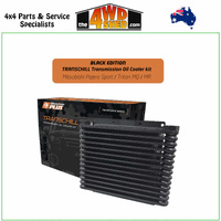TransChill Arctic Black Transmission Cooler Kit Mitsubishi Triton MQ MR TCB629DPK