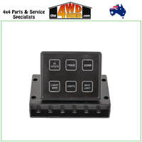 6 Way 12/24v Switch Touch Panel Control Box