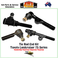 Tie Rod End 4pc Kit Toyota Landcruiser 75 Series