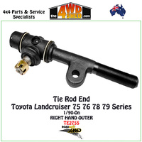 Toyota Landcruiser 75 76 78 79 Series Tie Rod End - RH OUTER fit Relay / Drag Link Rod