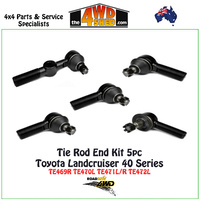 Tie Rod End 5pc Kit Toyota Landcruiser 40 Series