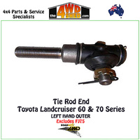 Toyota Landcruiser 60 70 Series Tie Rod End LH fit Relay / Drag Link Rod