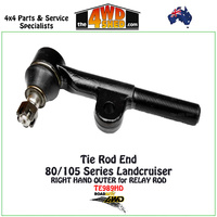 Toyota Landcruiser 80 & 105 Series Tie Rod End - RH OUTER fit RELAY ROD