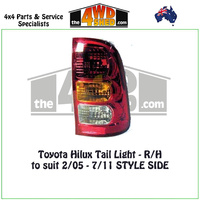 Toyota Hilux Tail Light 2/05-7/11 - Right