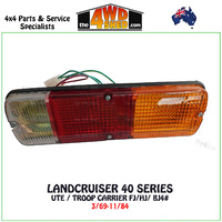 40 Series Toyota Landcruiser Tail Light 3/69-11/84 Left or Right