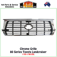 Chrome Grille 80 Series Toyota Landcruiser GXL 95-98