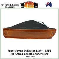 Landcruiser 80 Series Front Apron Orange Indicator Light - Left