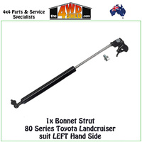 Bonnet Gas Strut Toyota 80 Series Landcruiser LEFT HAND