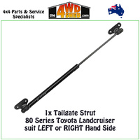 Tailgate Gas Strut - Toyota 80 Series Landcruiser (Single Strut Only)