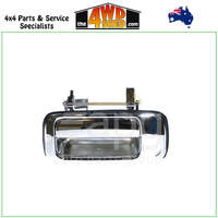 Front Chrome Door Handle Toyota Landcruiser 80 Series - Left