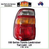 100 105 Series Toyota Landcruiser Tail Light 1/98-8/02 - Left