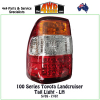 100 105 Series Toyota Landcruiser Tail Light 5/05-7/07 - Left