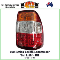 100 105 Series Toyota Landcruiser Tail Light 5/05-7/07 - Right