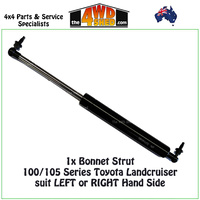 Bonnet Gas Strut Toyota 100 & 105 Series Landcruiser (Single Strut Only)