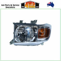 Headlight Toyota Landcruiser 76 78 79 Series V8 1/07-6/16 - Left