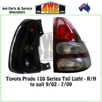 Toyota Prado 120 Series Tail Light 9/02-7/09 - Right