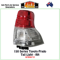 Toyota Prado 150 Series Tail Light 8/09-8/13 - Right