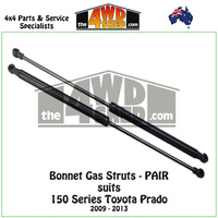 Bonnet Gas Struts Toyota Prado 150 Series (PAIR)