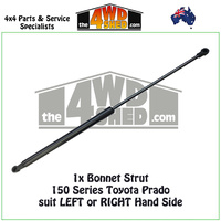 Bonnet Gas Strut Toyota Prado 150 Series (Single Strut Only)