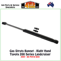 Bonnet Gas Strut Toyota 200 Series Landcruiser RIGHT HAND