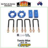45mm Front & Rear Easy Lift Spacer Kit Toyota Hilux 2015-On