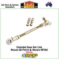 Extended Sway Bar Link Eye-Eye Nissan GU Patrol NP300 Navara