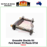 Greasable Shackle Kit Ford Ranger PX Mazda BT50