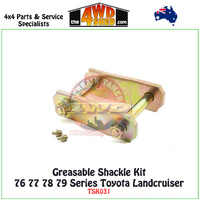 Greasable Shackle Kit 76 77 78 79 Series Toyota Landcruiser