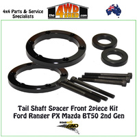 Tail Shaft Spacer Front 2 Piece Kit 25mm Ford Ranger PX Mazda BT50 2nd Gen