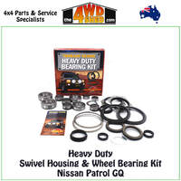 Heavy Duty Swivel Housing & Wheel Bearing Kit Nissan Patrol GQ