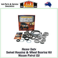 Heavy Duty Swivel Housing & Wheel Bearing Kit Nissan Patrol GU