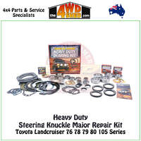 Heavy Duty Steering Knuckle Major Combo Repair Kit Toyota Landcruiser 76 78 79 80 105 Series