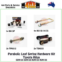 Parabolic Leaf Spring Hardware Kit Toyota Hilux GUN125 GUN126 KUN125 KUN126